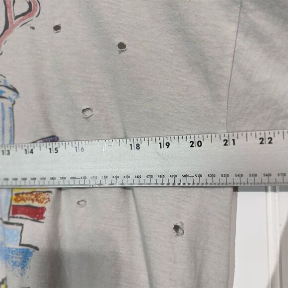 Pink Floyd In Concert Band Tee Distressed Bleached Vintage Style Grunge Y2K L - Picture 9 of 13